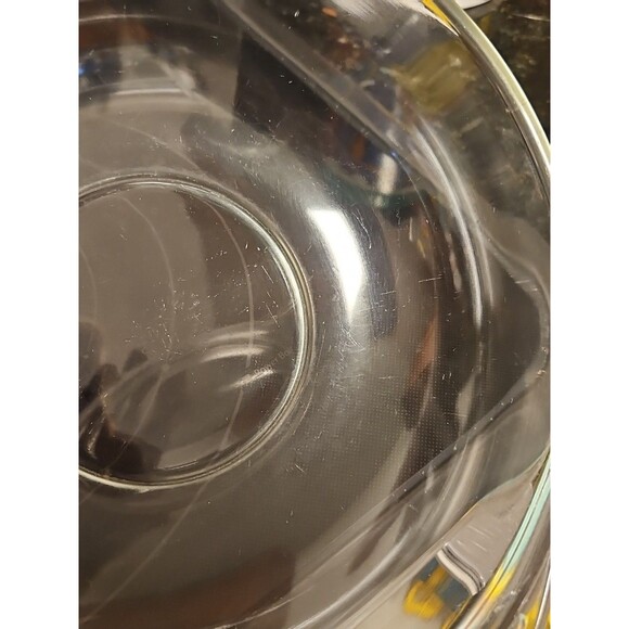 PYREX 024 ~ 2Qt Clear Round Glass Bowl With Lid USA - Picture 6 of 11